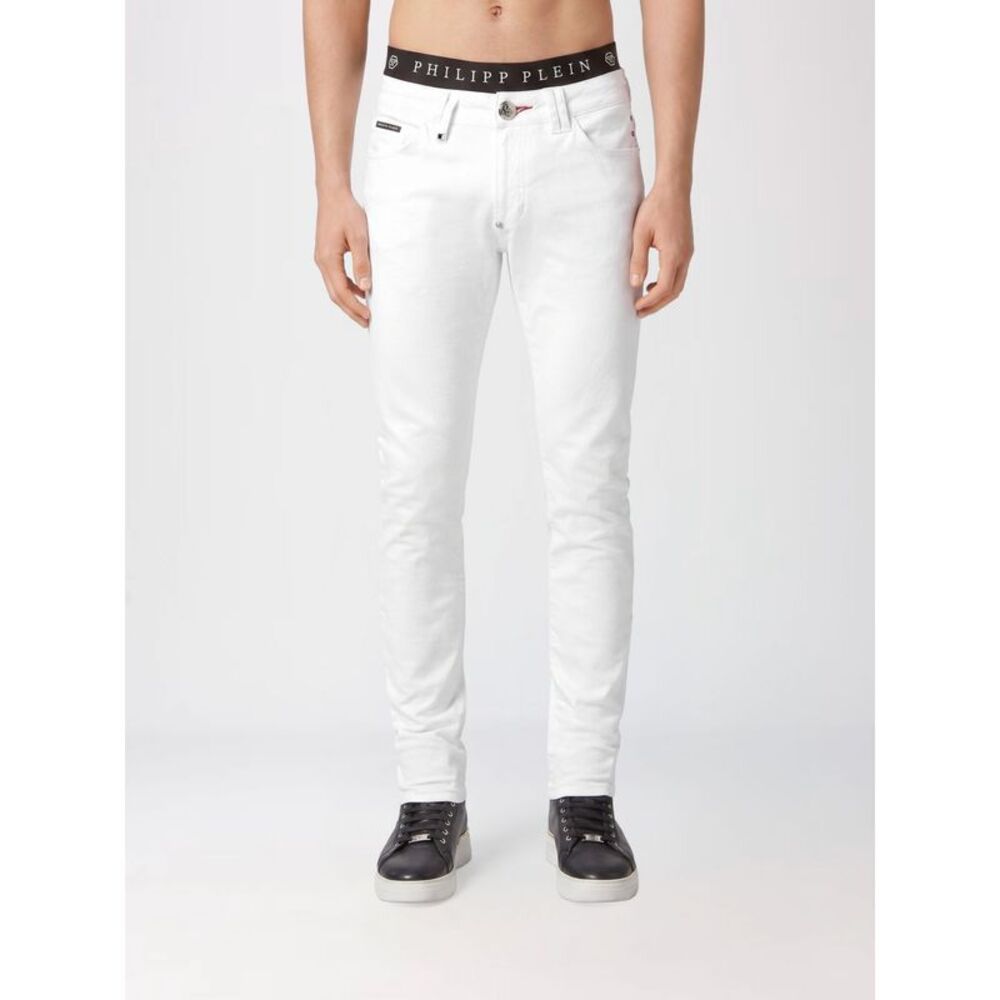 Philipp Plein Jeans Men White
